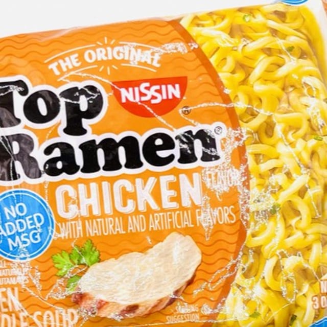 Nissin Ramen Noodle Soup.