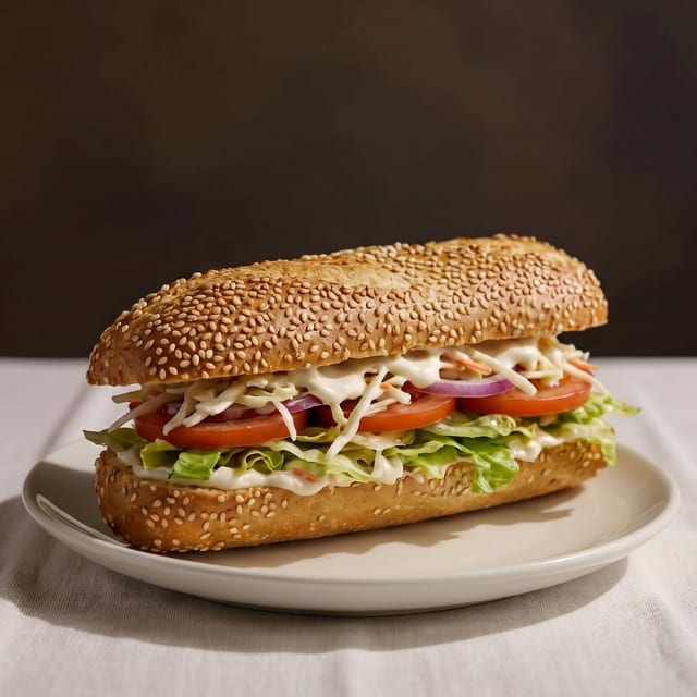 Blazing Buffalo Chicken and Pepper Jack Cheese Sandwich.