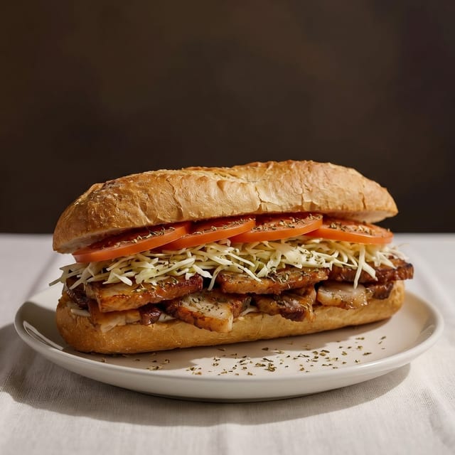 Honey Maple Turkey and Swiss Cheese Sandwich.