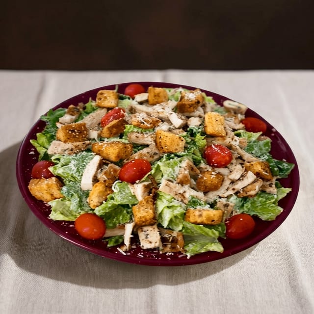 Grilled Chicken Caesar Salad.
