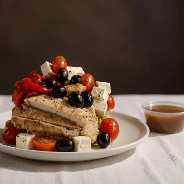 Italian Chicken Cutlet Salad.