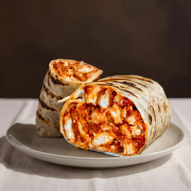 Chicken Parmigiana Wrap.