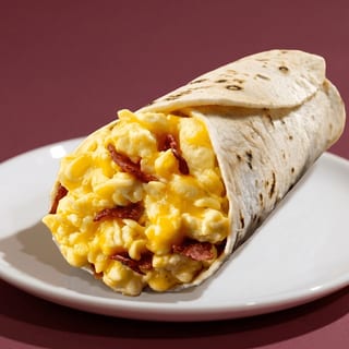 Bacon, Egg, and Cheese Burrito