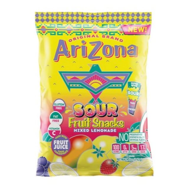 Arizona Sour Fruit Snacks.
