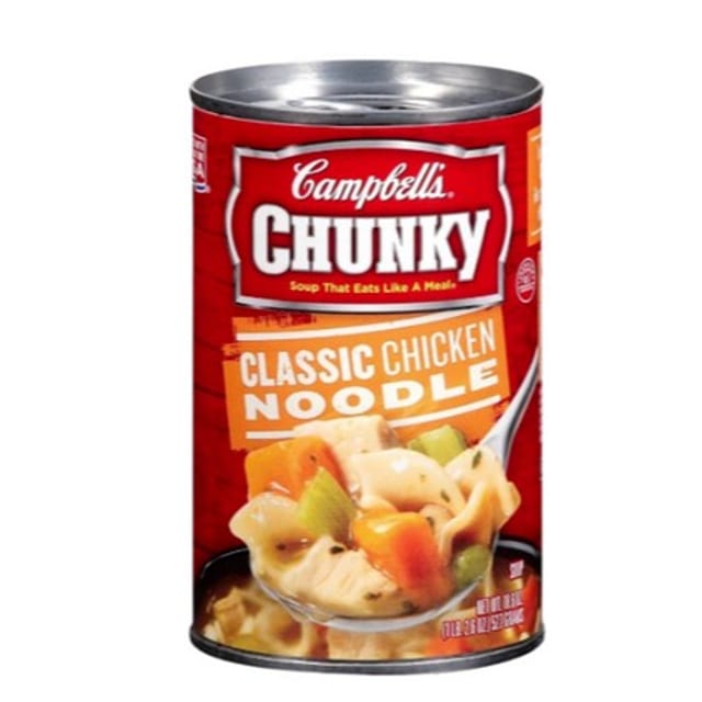 Campbell's Chunky Chicken Noodle Soup.