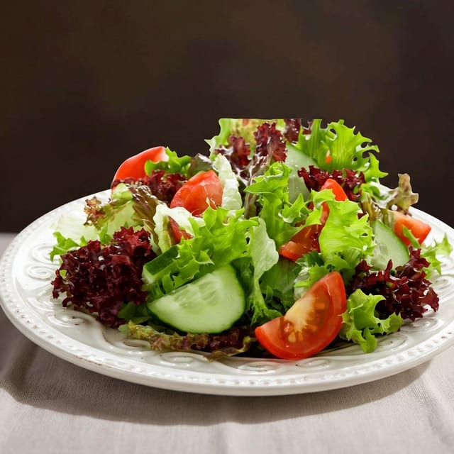 Garden Salad with Tuna or Chicken.