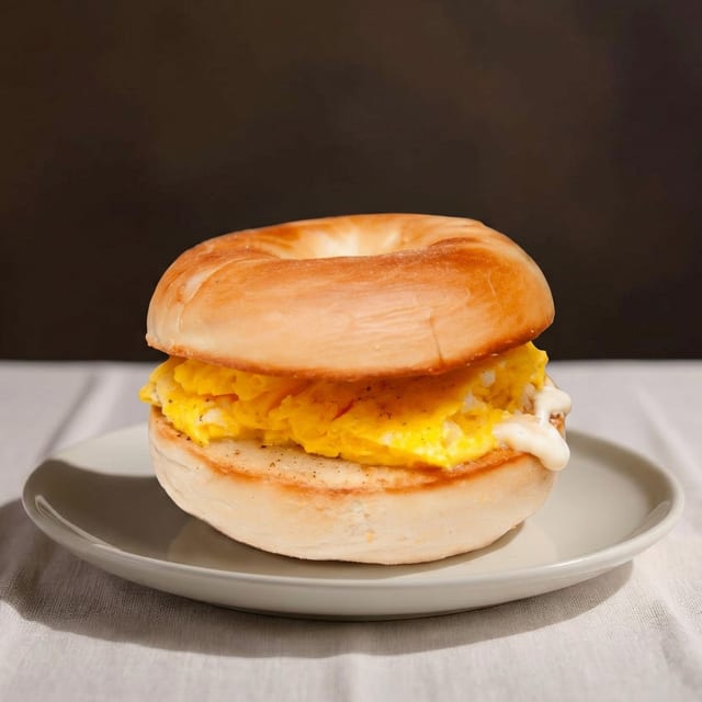 Egg and Cheese Sandwich.