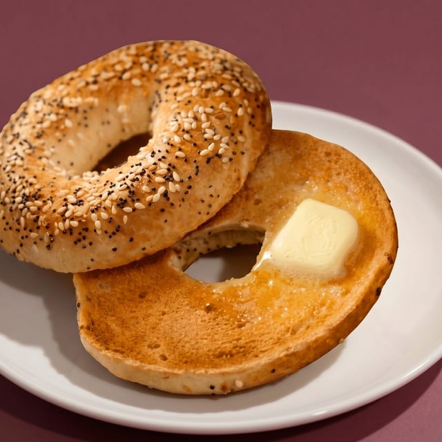 Bagel with Butter.