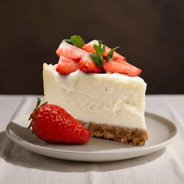 New York Style Cheesecake.
