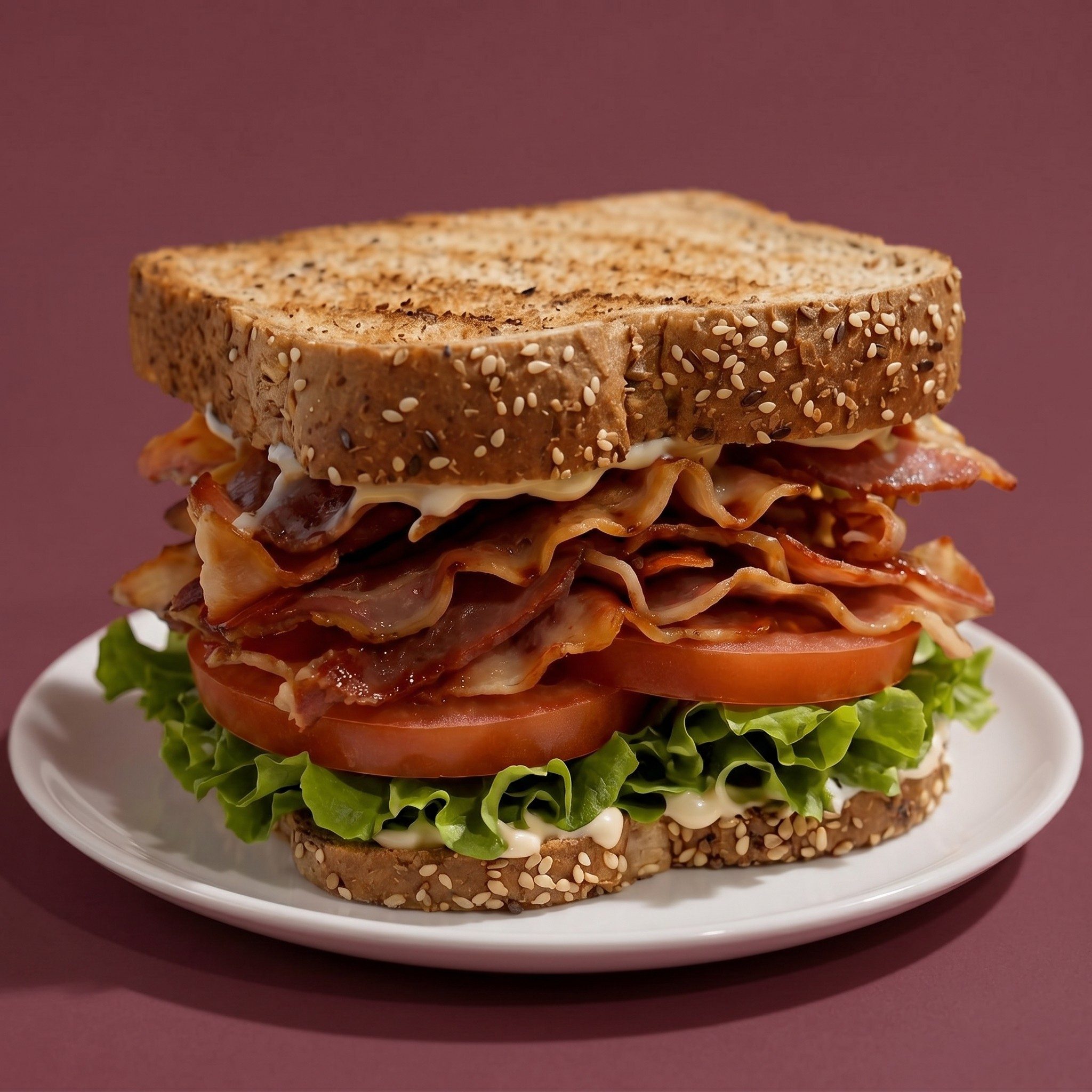 Turkey Bacon B.L.T. Sandwich.