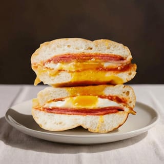 Pork Roll, Egg, and Cheese Sandwich